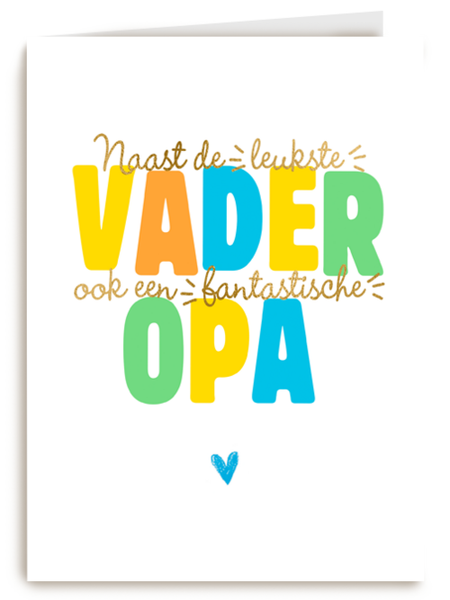 Naast de leukste vader ook een fantastische opa