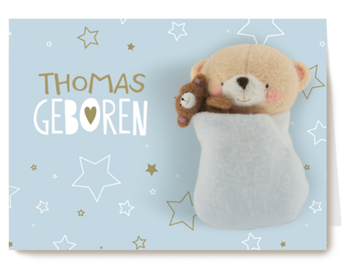 Een baby beertje geboren