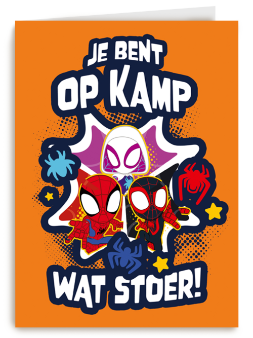 Stoer op kamp Spidey and friends