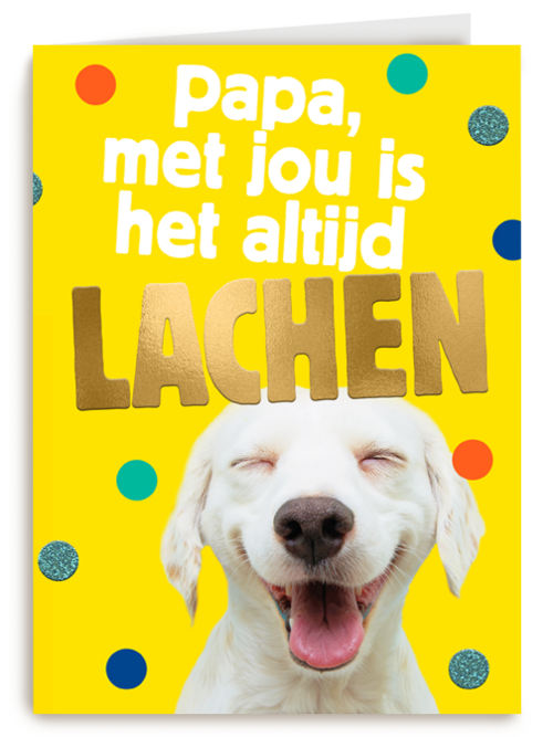 Kaart Hallmark | Vaderdag | Vaderdagkaart Papa Met Jou Is Het Altijd Lachen