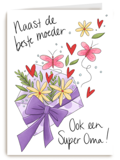 moederdag kaart matia super oma