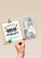 verhuisd housewarming kaart met verfkwast