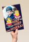 Minions fotokaart hiep hiep hoera