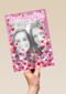 fotokaart birthday girl roze met hartjes