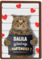 valentijn kaart kat grappig jij bent mijn hartendief