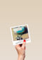 polaroid kaart pas getrouwd