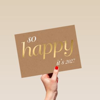 Nieuwjaar 2027 So Happy 2027