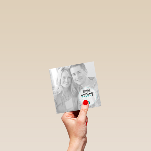 nieuwe woning fotokaart tekst