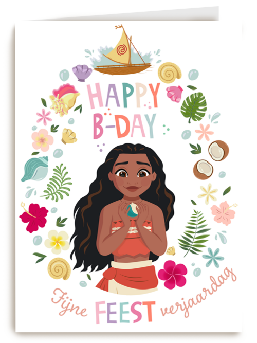 Disney Vaiana Happy Bday