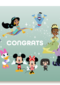 Verjaardagskaart Disney Pixar karakters