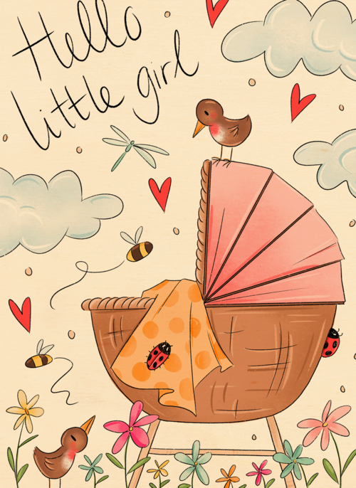Matia Studio Hello Little Girl