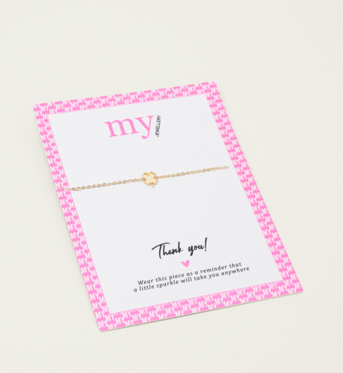 My Jewellery Armband Klavertje Vier Geluk