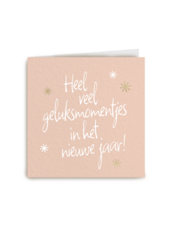 nieuwjaarskaart hip heel veel geluksmomentjes in het nieuwe jaar