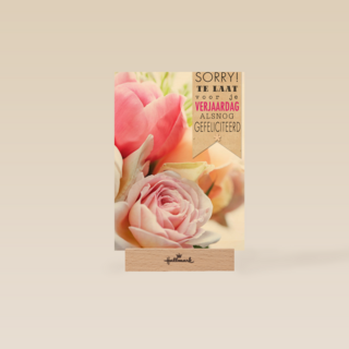 bloemen sorry te laat
