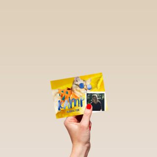 Kamp is dikke fun fotokaart kat