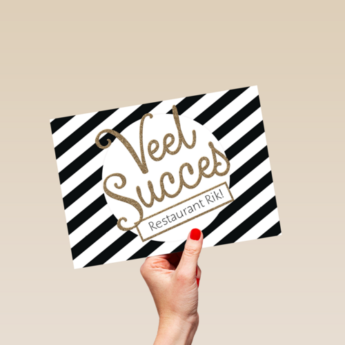 veel succes strepen