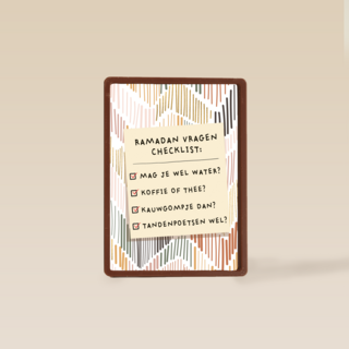ramadan vragen checklist