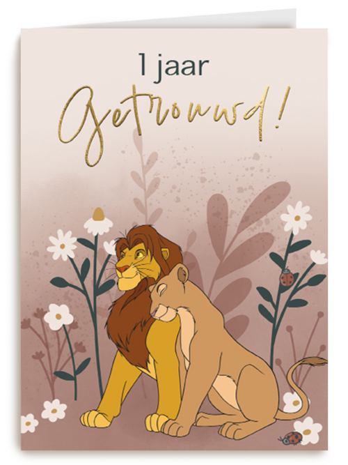 Lion King getrouwd