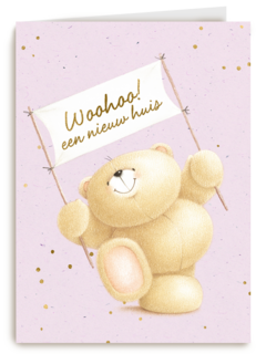 verhuisd kaart forever friends woohoo