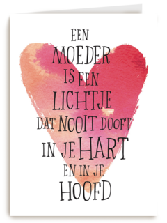 moederdag herinnering een moeder is een lichtje dat nooit dooft
