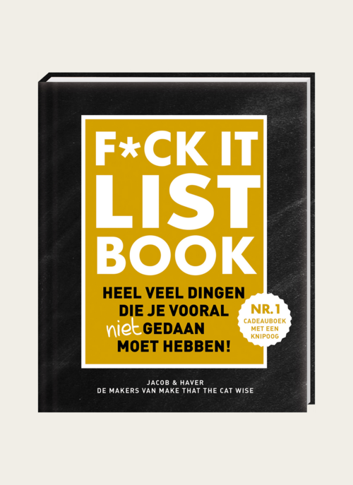 Boek F*ck It List | Rodico Cadeau Boeken |