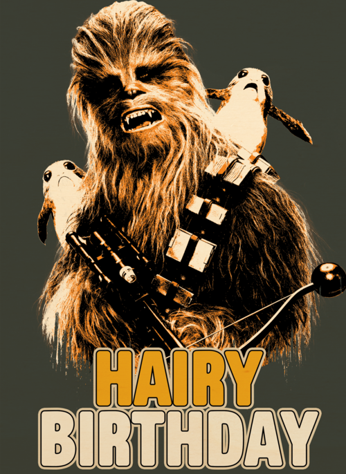 Star Wars Chewbacca Hairy Birthday