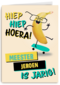 een felicitatie van een skateboard banaan