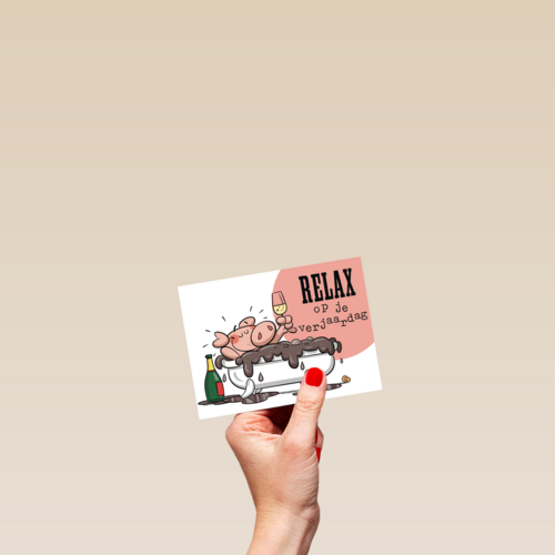 funny mail relax op je verjaardag