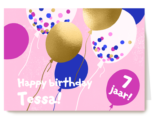 Verjaardagskaart Hallmark | Verjaardag Ballonnen Met Confetti