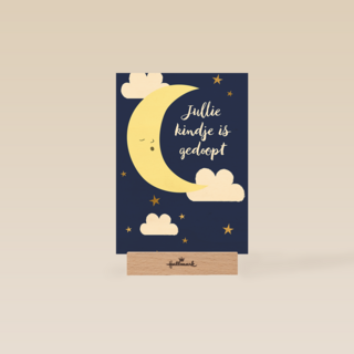 Je kindje is gedoopt Maan