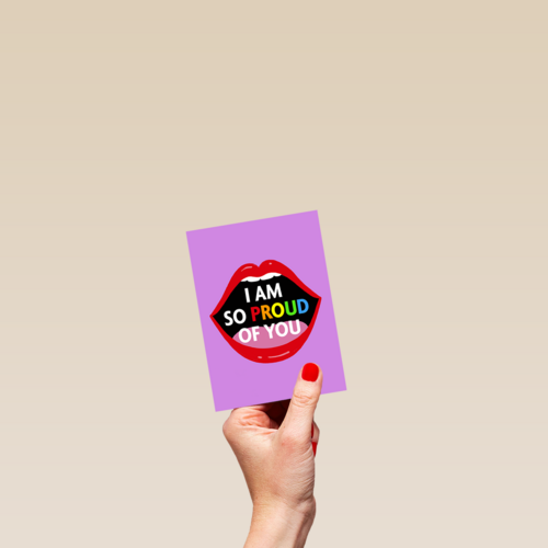 I am so proud of you lips