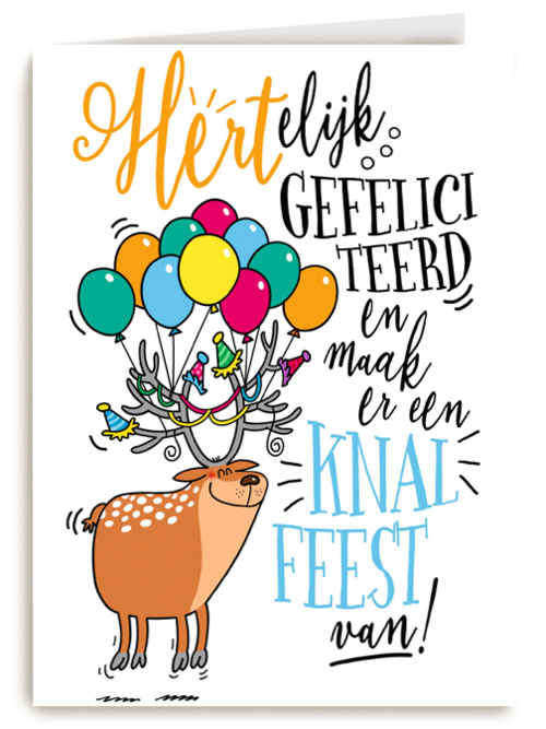 verjaardagskaart hertelijk gefeliciteerd