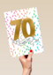 Verjaardagskaart 70 jaar en super lief