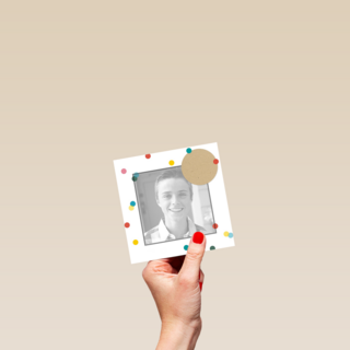 verjaardagsfotokaart happy birthday