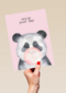 verjaardag kaart hip panda enjoy your day