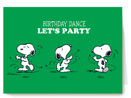 Peanuts Birthday Dance