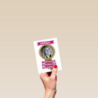 sarah een mooie medaille