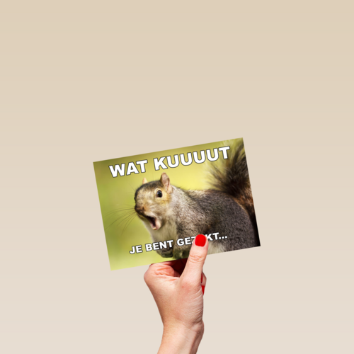 gezakt kaart wat kuuuut