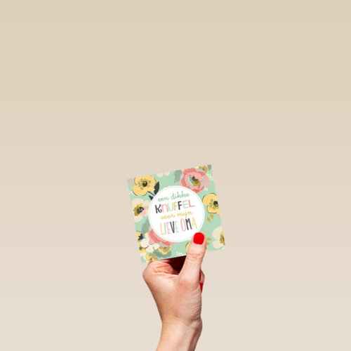 moederdag hip een dikke knuffel voor mijn lieve oma