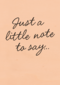 Zomaar kaart just a little note to say powervrouw