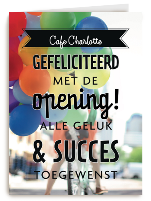 fiets met ballonnen