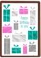 happy birthday to you cadeautjes kaart