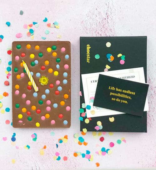Chocstar Hiep Hiep Verjaardags Chocolade