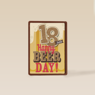 verjaardag leeftijden happy beer day 18