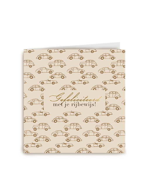 Kaart Hallmark | Rijbewijs | Rijbewijs Gefeliciteerd Auto