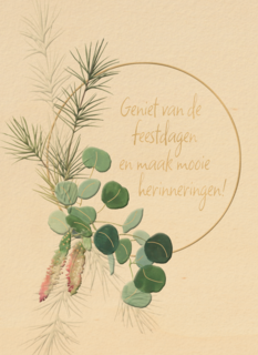 Kerstkaart hip Maak mooie herinneringen