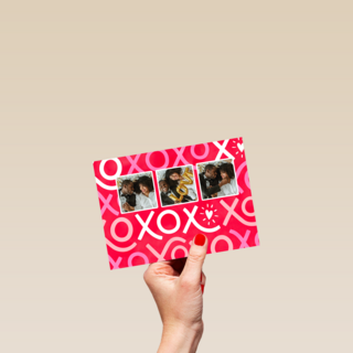 XOXO fotokaart valentijn