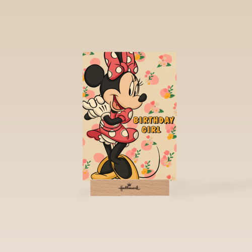 Verjaardagskaart Minnie Mouse Birthday Girl