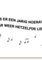 Verjaardagskaart man grappig Elk jaar weer hetzelfde liedje