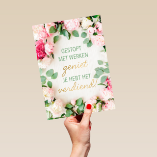 gestopt met werken je hebt het verdiend